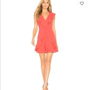 BCBGMaxAzria Vibrant Coral Mini Dress